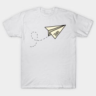 Bird Paper Plane (Travel Sticker) T-Shirt